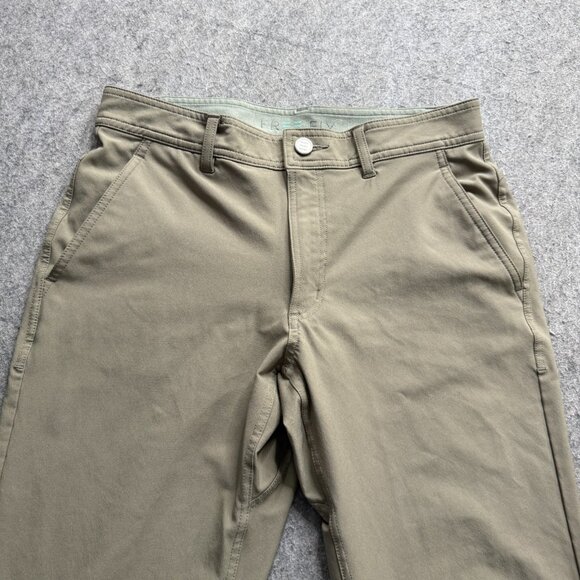 Free Fly Apparel Latitude Pants Men 30 x 30 Beige Performance Stretch Golf DWR - Picture 3 of 16